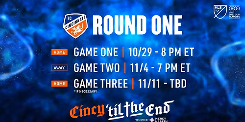 TBD at FC Cincinnati - MLS Cup Playoffs Conference Finals (Date TBD) (If Necessary) Tickets