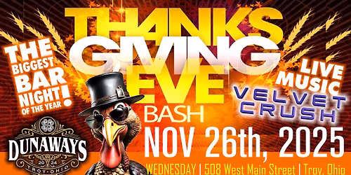 Thanksgiving Eve BASH