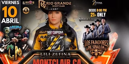 LILI ZETINA, GRUPO CM & LOS FAJADORES DE SINALOA