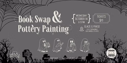 Spooky Pottery Painting & Book Swap (Denver)
