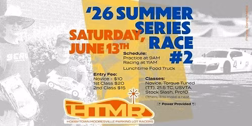 June Hobbytown Mooresville Parking Lot Race
