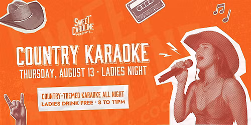 Country Karaoke Night at Sweet Caroline Wynwood!