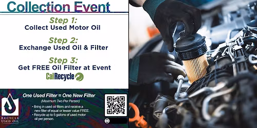 City of Eastvale, Used Oil Recycling & Free Filter Exchange