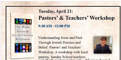 Pastors-Teachers Workshop with Amy-Jill Levine