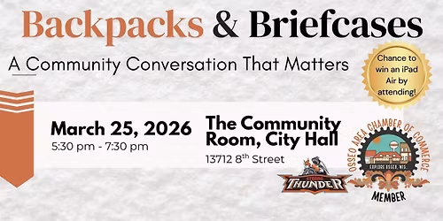 Backpacks & Briefcases Community Conversation at City Hall