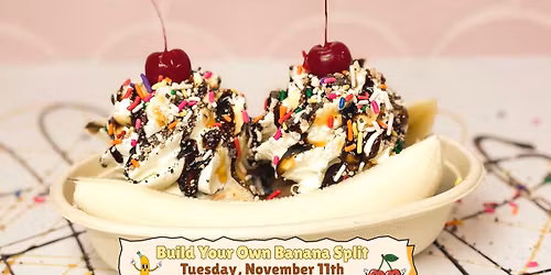Build Your Own Banana Split 