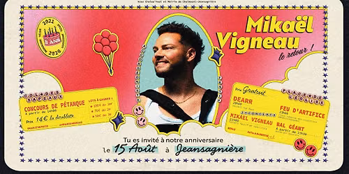 Les 5 ans du 15 ao\u00fbt \u2605 JEANSAGNI\u00c8RE 