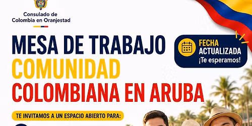 Mesa de trabajo comunidad colombiana en Aruba