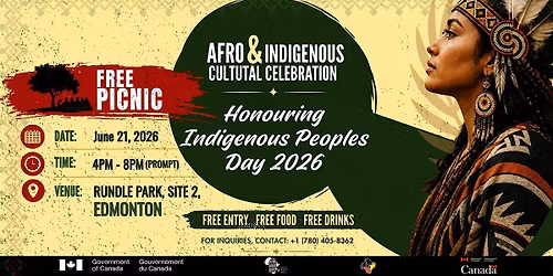 AFRO AND INDIGENOUS CELEBRATING INDIGENOUS PEOPLE DAY (PICNIC)