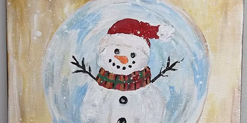 Sip & Paint Snowman Globe w/Terry Muse $35