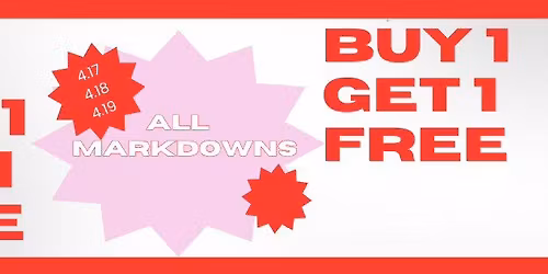 BOGO SALE Weekend @SHOP