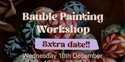 Bauble Painting Workshop
