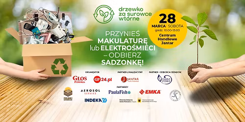 Drzewko za surowce wt\u00f3rne w CH Jantar