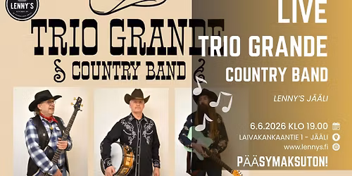 Trio Grande Country Band @ Lenny's J\u00e4\u00e4li La 6.6