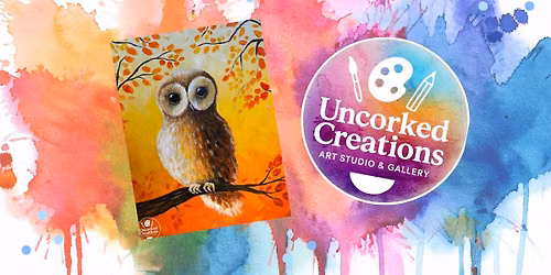 \u201cAutumn Owl\u201d on 16\u2033x20\u2033 Canvas!
