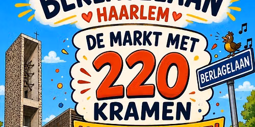 Jaarmarkt Parkwijk Haarlem-Oost +200 kramen