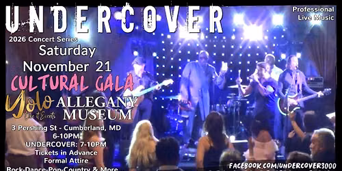 UNDERCOVER at Cultural Gala (YoLo Live it Events) - 11.21.2026 (6PM)