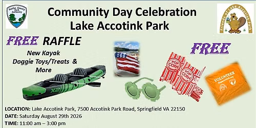 FLAP Community Day  at  Lake Accotink Park