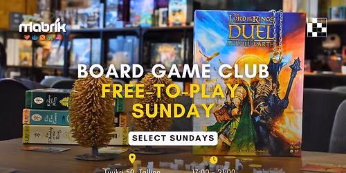 Board Game Club: Free-To-Play Sunday