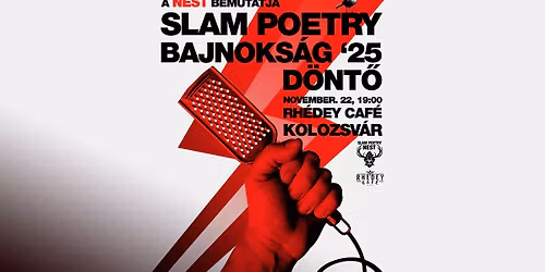 Orsz\u00e1gos Slam Poetry D\u00f6nt\u0151 \u2726 2025