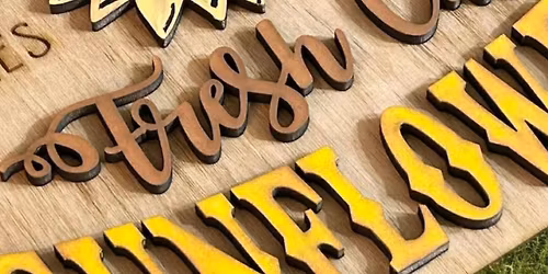 3D Summer Sign Workshop