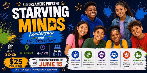 Starving Minds Leadership & Lifeskills Camp
