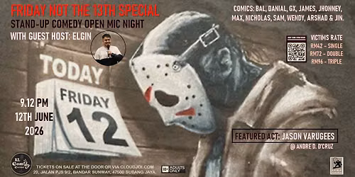 COMEDY: Friday-Not-The-13th Special Open Mic