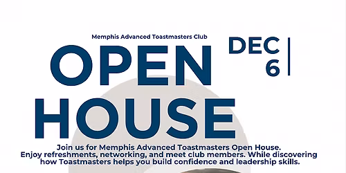 Toastmasters Open House!