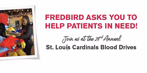 St. Louis Cardinals Blood Drive with the American Red Cross