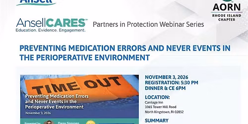 AORN of RI November Event