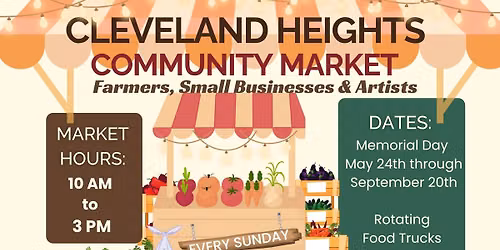 Cleveland Heights Community Farmer's & Artist Market at South Taylor & Cedarbrook