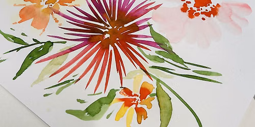 Workshop | Fluid Florals in Watercolor for Beginners
