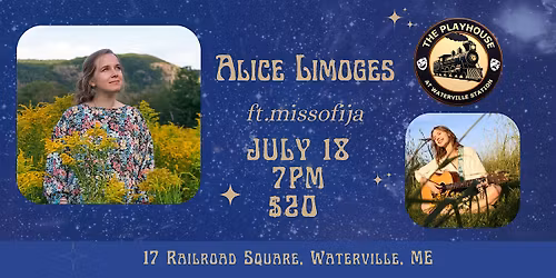Live Music At The Playhouse: Alice Limoges & missofija
