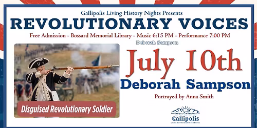 Living History Nights: Deborah Sampson