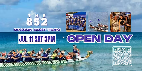 Dragon Boat Open Day | The 852 Team @Stanley - Early Bird Offer!