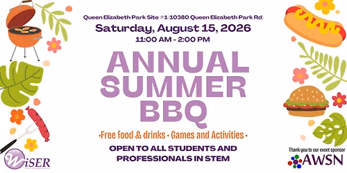 WiSER Annual Summer BBQ 2026