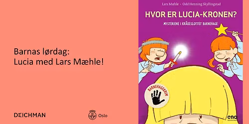 Barnas l\u00f8rdag: Lars M\u00e6hle leser for oss!