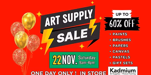 Kadmium\u2019s Big Anniversary Art Supply Sale \u2013 Up to 60% Off! \ud83c\udf89