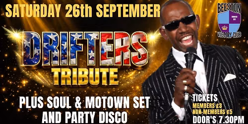 DRIFTERS TRIBUTE - PERFORMED BY CJ JACKSON PUS PARTY DISCO