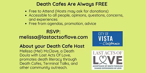 Vista Death Cafe 