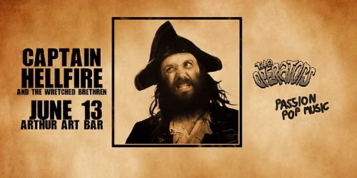 Pirate Punk Rock Music Mayhem! Captain Hellfire at Arthur Arts