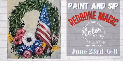 "Stars and Blooms" Paint and Sip with ColorHype TXK at Redbone Magic