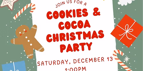 Kids\u2019 Cookies & Cocoa Christmas Party