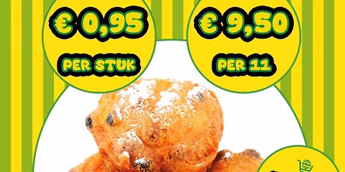 Oliebollenverkoop Oudejaarsdag