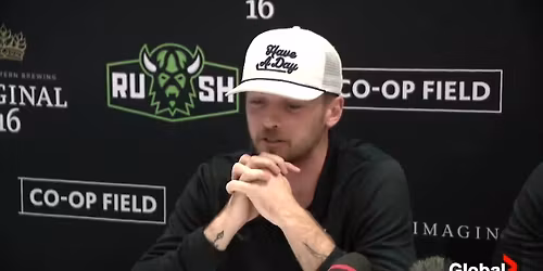 Parking Buffalo Bandits at Saskatchewan Rush