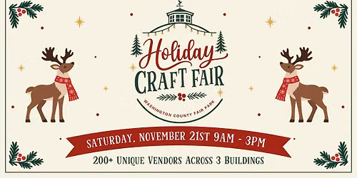 Annual Holiday Craft Fair at Washington County Fair Park