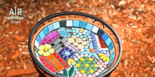 DIY Workshop - Mosaic Tile Birdbath
