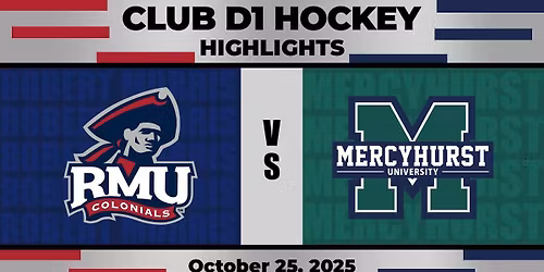 Parking Robert Morris Colonials at Mercyhurst Lakers Womens Hockey