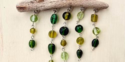 AK Driftwood Beaded Sun Catcher Workshop @ Green Connection Greenhouse 11\/09