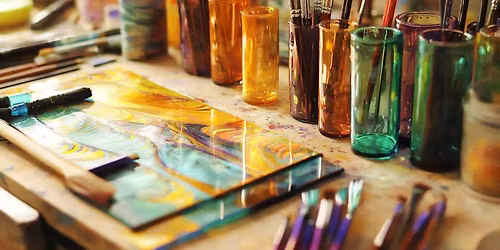 Paint and Sip: Painting on Glass